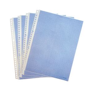 カラーベースポケット(A4タテ) お徳用 100枚入 ブルー 商品画像