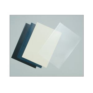 GBC 製本機専用製本カバー 表紙＆裏表紙（A4）20冊入 透明 - 拡大画像