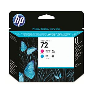【純正品】 HP インクカートリッジ プリントヘッド マゼンタ／シアン 型番：C9383A（HP72） 単位：1個 - 拡大画像