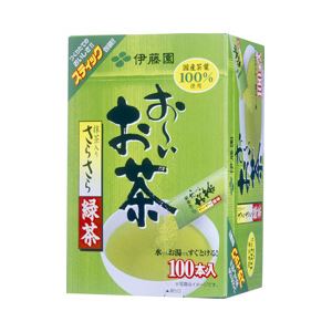 伊藤園 お〜いお茶 さらさら緑茶スティック - 拡大画像