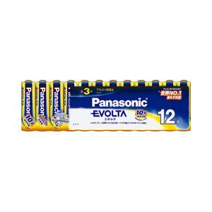 Panasonic(パナソニック) アルカリ乾電池 エボルタ 単3形 1パック（12本）