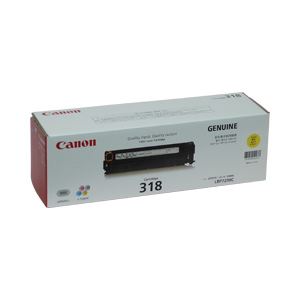 【純正品】 キヤノン（Canon） トナーカートリッジ イエロー 型番：カートリッジ318（Y） 単位：1個 - 拡大画像