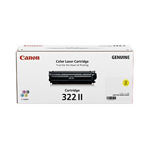 【純正品】 キヤノン（Canon） トナーカートリッジ イエロー 型番：カートリッジ322II（Y） 単位：1個 - 拡大画像