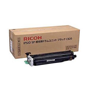 【純正品】 リコー（RICOH） トナーカートリッジ 感光体ユニット ブラック 型番：C820 印字枚数：40000枚 単位：1個