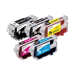 キヤノン（Canon） インクカートリッジ 5色マルチパック 汎用 BCI-7e+9／5MP対応 単位：1箱（5色セット） - 拡大画像