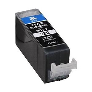 キヤノン（Canon）プリンター対応 リサイクルインクカートリッジ 対応純正カートリッジ型番：BCI-320PGBK 色：ブラック 単位：1個 - 拡大画像