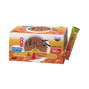 AGF ブレンディ 新茶人 こうばしほうじ茶 1箱（0.8g×100本）