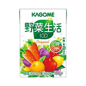 【まとめ買い】カゴメ 野菜生活100オリジナル 箱売 紙パック 1箱（100ml×36本）