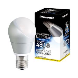 Panasonic(パナソニック) LED電球 斜取付け専用 E17口金 40形・昼光色・6.4W LDA6DE17BH - 拡大画像