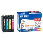 【純正品】 エプソン（EPSON）対応 インクカートリッジ 4色セット 1箱（4色セット） 型番：IC4CL69