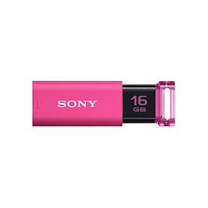 ソニー USBメモリーTシリーズ ピンク 16GB 1個 型番：USM16GU P - 拡大画像