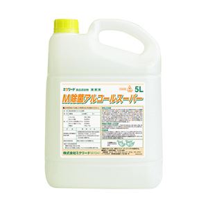 M除菌アルコールスーパー（アルコール除菌剤） 1本（5L） - 拡大画像