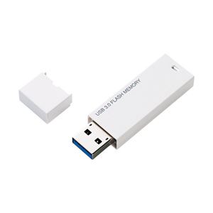 ELECOM(エレコム) USB3.0メモリ 16GB MF-MSU3A16G ホワイト 1個 商品画像