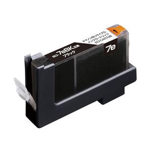 キヤノン(Canon)プリンター対応 エコリカ リサイクルインクカートリッジ 対応純正カートリッジ型番:BCI-7eBK 色:ブラック 単位:1個 商品画像