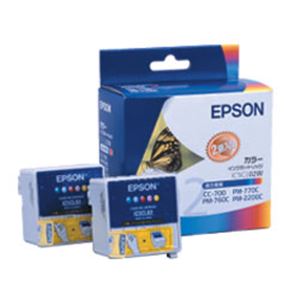 EPSON（エプソン）インクカートリッジ カラー 型番：IC5CL02W 単位（入り数）：1箱（2個入） IC5CL02W - 拡大画像
