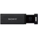 SONY（ソニー） USBメモリ ポケットビットQX 128GB USM128GQX B ブラック 1個 USM128GQX B