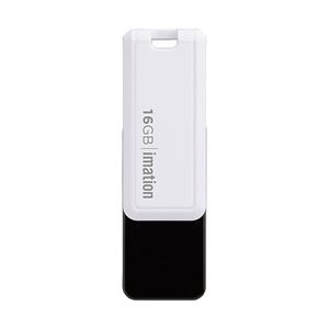 imation USB Flashドライブ NANO-S 16GB ブラック 1個 UFDNSE16GBK