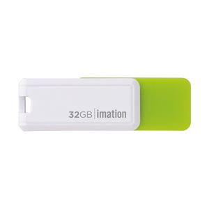 imation USB Flashドライブ NANO-S 32GB グリーン 1個 UFDNSE32GGR