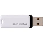 imation USB Flashドライブ NANO-S 32GB ブラック 1個 UFDNSE32GBK