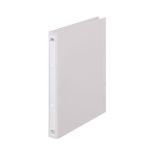 リングファイル（タテ・2穴） ホワイト 背幅：2.7cm 1箱（40冊） FM-BASIC-008 WH-ハコ - 拡大画像