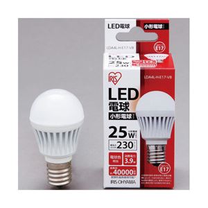 LED電球 230lm 電球色 E17口金 1個 型番：LDA4L-H-E17-V8 LDA4L-H-E17-V8