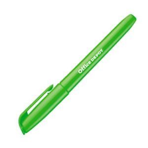 （業務用セット） 蛍光ペン シングルタイプ グリーン 1本 【×50セット】 - 拡大画像