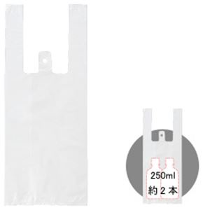 (業務用セット) レジ袋(乳白) 100枚入 SS 【×30セット】 商品画像