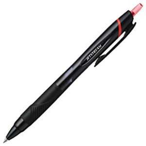 （業務用セット） 油性ボールペン ジェットストリーム 0.7mm 軸色：黒 インク：赤 【×30セット】 - 拡大画像