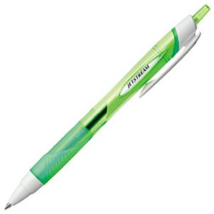 （業務用セット） 油性ボールペン ジェットストリーム 0.7mm 軸色：緑 インク：黒 【×30セット】 - 拡大画像
