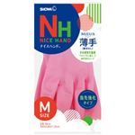（業務用セット） ショーワグローブ ナイスハンド薄手 M ピンク 【×30セット】