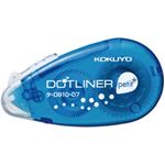 （業務用セット） コクヨ テープのり ドットライナープチプラス ブルー 1個 型番：タ-D910-07B 【×20セット】