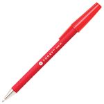 （業務用セット） FORAY ラバーボールペン 赤・0.7mm 12本入 【×20セット】