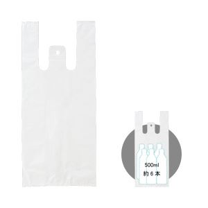(業務用セット) レジ袋(乳白) 100枚入 M 【×20セット】 商品画像