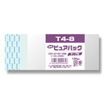 （業務用セット） NEWピュアパックテープ付 100枚入T-4-8 8cmx4cm  【×30セット】