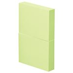 （業務用セット） ポスト・イット（R） 再生紙シリーズ ミニノート グリーン 3.8×5.0cm 1パック（2冊） 【×20セット】