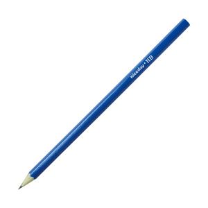 （業務用セット） 鉛筆 HB 黒 軸色：ブルー 1箱（12本） 【×20セット】 - 拡大画像