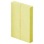 （業務用セット） ポスト・イット（R） 再生紙シリーズ ふせん イエロー 7.5×2.5cm 1パック（2冊） 【×20セット】