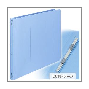 （業務用セット） コクヨ フラットファイル（ポリプロピレン表紙） B4ヨコ・ブルー 【×20セット】 - 拡大画像