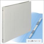 （業務用セット） コクヨ フラットファイル［ポリプロピレン表紙］ B4ヨコ・グレー 【×20セット】