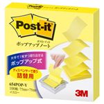 （業務用セット） ポスト・イット（R） 再生紙 詰替用ポップアップノート イエロー（7.5×7.5.cm） 1冊 【×20セット】