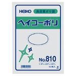 （業務用セット） ポリエチレン袋 厚口 50枚入 No.810：縦27×横18cm 【×10セット】