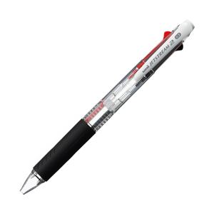 （業務用セット） 油性ボールペン ジェットストリーム2色 0.7mm 軸色：透明 インク：黒・赤  【×20セット】 - 拡大画像