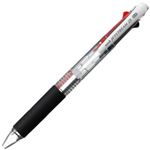 （業務用セット） 油性ボールペン ジェットストリーム2色 0.7mm 軸色：透明 インク：黒・赤  【×20セット】