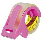 （業務用セット） スコッチ 透明梱包用テープ 軽・中量梱包用 カッター付 1巻 【×10セット】