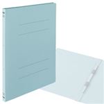 （業務用セット） フラットファイル 10冊入 A4タテ ブルー 【×10セット】