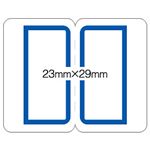 （業務用セット） ニチバン マイタック PC ラミネートインデックス 23×29mm 青枠  【×20セット】