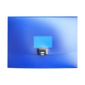 （業務用セット） ケースファイル A4 厚み：2.5cm ブルー 1冊 【×10セット】 - 拡大画像