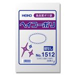 （業務用セット） ポリエチレン袋 薄口タイプ200枚入NO.12 34cmx23cm 【×10セット】