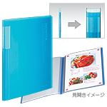 （業務用セット） コクヨ クリヤーブック ［ノビータ］（固定式） ポケット20枚 ライトブルー 【×10セット】