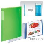 （業務用セット） コクヨ クリヤーブック ［ノビータ］（固定式） ポケット20枚 ライトグリーン 【×10セット】